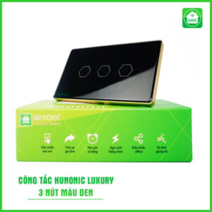 Hunonic Luxury 3 Nút Màu Đen