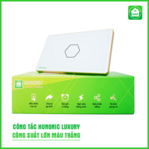 Hunonic Luxury Công Suất Lớn Cho Máy Bơm, Bình Nóng Lạnh Màu Trắng